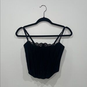 Black Lace UO Corset Top